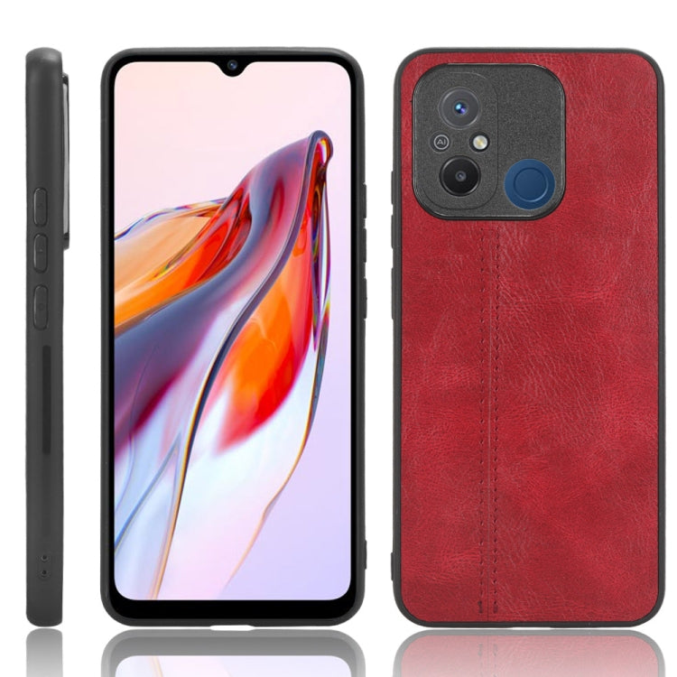 Sewing Cow Pattern Skin PC + PU + TPU Phone Case, For Samsung Galaxy S23+ 5G, For Samsung Galaxy S23 Ultra 5G, For Samsung Galaxy S23 5G, For Xiaomi 12T Pro, For Xiaomi 12T/Redmi K50 Ultra, For Xiaomi Poco C55/Redmi 12C/Redmi 11A 4G