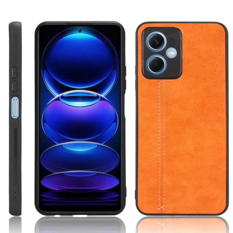 Sewing Cow Pattern Skin PC + PU + TPU Phone Case, For Xiaomi Poco X5 5G/Redmi Note 12 5G, For Xiaomi Redmi Note 12 Pro Speed/Poco X5 Pro 5G, For OPPO A17k