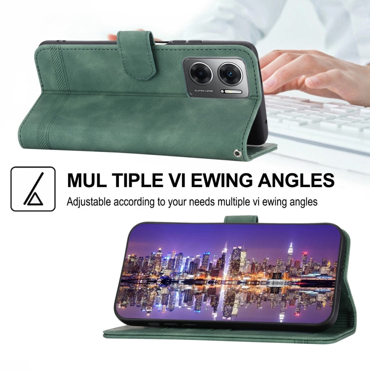 Dierfeng Dream Line Leather Phone Case, For Xiaomi Redmi 10 5G, For Xiaomi Redmi Note 10, For Xiaomi Redmi Note 10 Pro, For Xiaomi Poco M4 Pro 4G