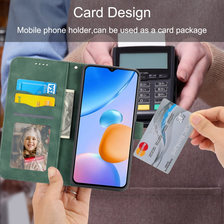 Dierfeng Dream Line Leather Phone Case, For Xiaomi Redmi 10 5G, For Xiaomi Redmi Note 10, For Xiaomi Redmi Note 10 Pro, For Xiaomi Poco M4 Pro 4G