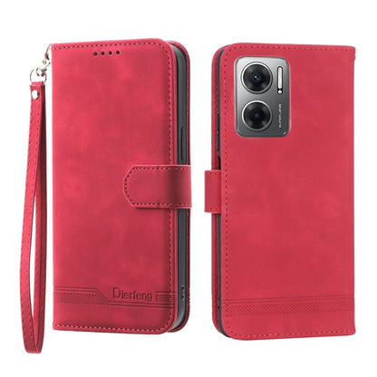 Dierfeng Dream Line Leather Phone Case, For Xiaomi Redmi 10 5G, For Xiaomi Redmi Note 10, For Xiaomi Redmi Note 10 Pro, For Xiaomi Poco M4 Pro 4G