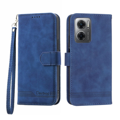 Dierfeng Dream Line Leather Phone Case, For Xiaomi Redmi 10 5G, For Xiaomi Redmi Note 10, For Xiaomi Redmi Note 10 Pro, For Xiaomi Poco M4 Pro 4G