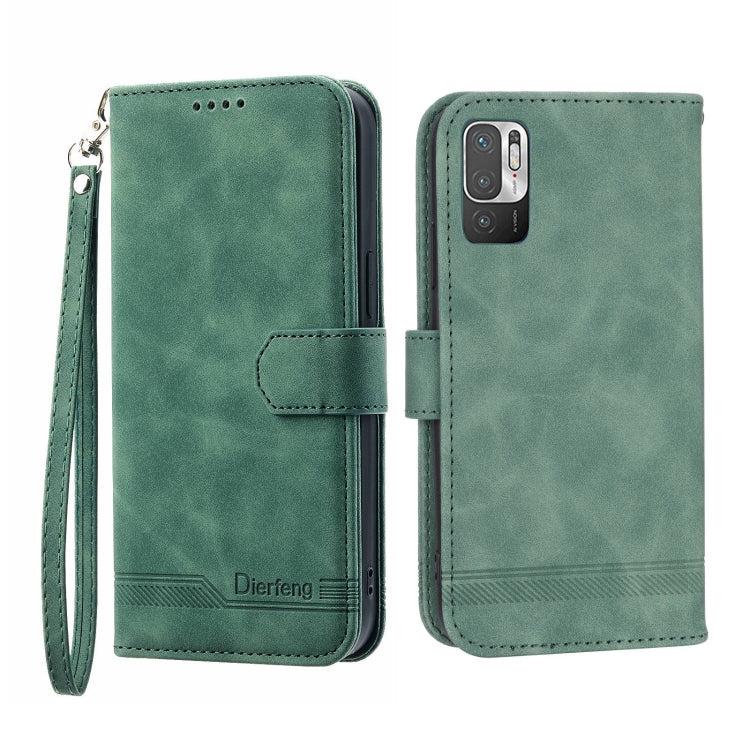 Dierfeng Dream Line Leather Phone Case, For Xiaomi Redmi 10 5G, For Xiaomi Redmi Note 10, For Xiaomi Redmi Note 10 Pro, For Xiaomi Poco M4 Pro 4G