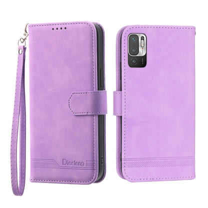 Dierfeng Dream Line Leather Phone Case, For Xiaomi Redmi 10 5G, For Xiaomi Redmi Note 10, For Xiaomi Redmi Note 10 Pro, For Xiaomi Poco M4 Pro 4G