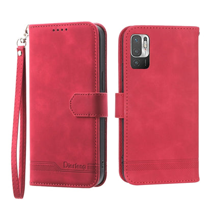 Dierfeng Dream Line Leather Phone Case, For Xiaomi Redmi 10 5G, For Xiaomi Redmi Note 10, For Xiaomi Redmi Note 10 Pro, For Xiaomi Poco M4 Pro 4G