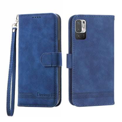 Dierfeng Dream Line Leather Phone Case, For Xiaomi Redmi 10 5G, For Xiaomi Redmi Note 10, For Xiaomi Redmi Note 10 Pro, For Xiaomi Poco M4 Pro 4G
