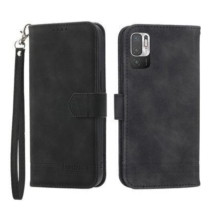 Dierfeng Dream Line Leather Phone Case, For Xiaomi Redmi 10 5G, For Xiaomi Redmi Note 10, For Xiaomi Redmi Note 10 Pro, For Xiaomi Poco M4 Pro 4G