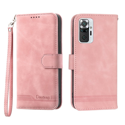 Dierfeng Dream Line Leather Phone Case, For Xiaomi Redmi 10 5G, For Xiaomi Redmi Note 10, For Xiaomi Redmi Note 10 Pro, For Xiaomi Poco M4 Pro 4G
