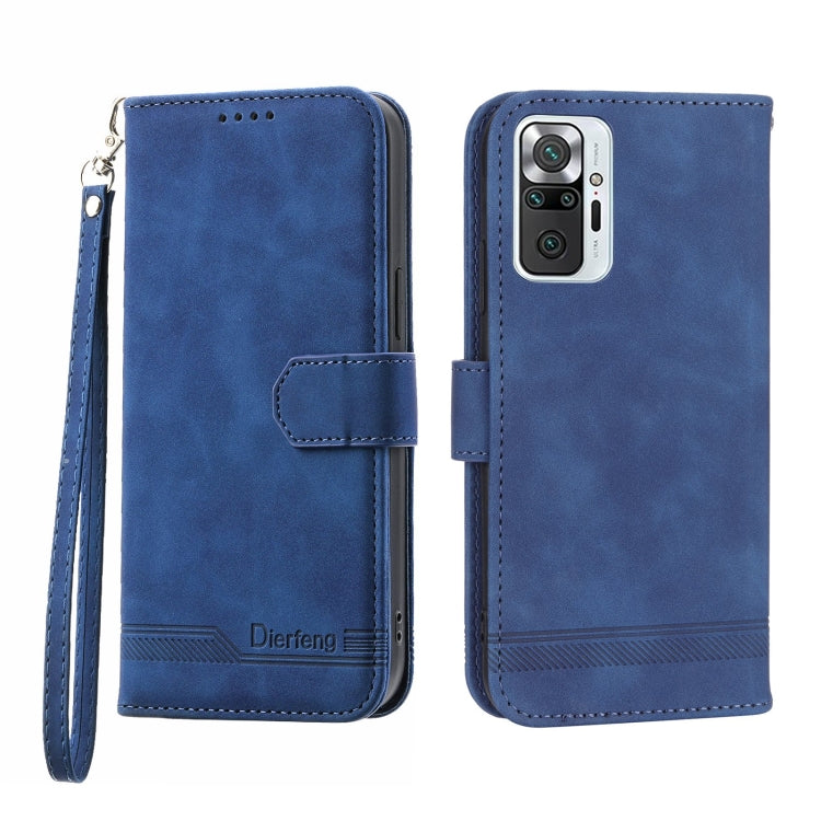 Dierfeng Dream Line Leather Phone Case, For Xiaomi Redmi 10 5G, For Xiaomi Redmi Note 10, For Xiaomi Redmi Note 10 Pro, For Xiaomi Poco M4 Pro 4G