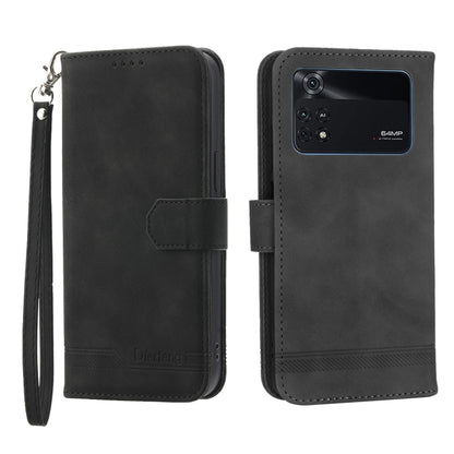 Dierfeng Dream Line Leather Phone Case, For Xiaomi Redmi 10 5G, For Xiaomi Redmi Note 10, For Xiaomi Redmi Note 10 Pro, For Xiaomi Poco M4 Pro 4G