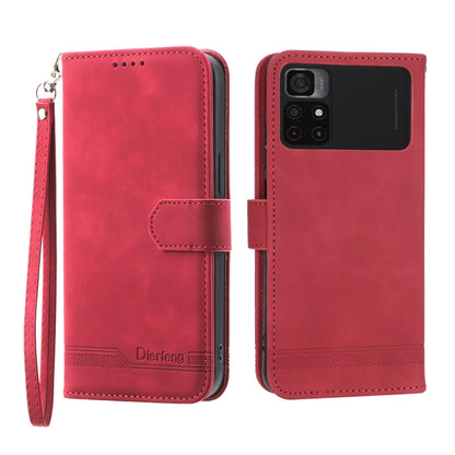 Dierfeng Dream Line Leather Phone Case, For Xiaomi Poco X4 Pro 5G, For Xiaomi Redmi A1+, For Samsung Galaxy A04e, For Realme C20