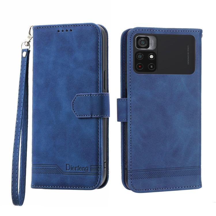Dierfeng Dream Line Leather Phone Case, For Xiaomi Poco X4 Pro 5G, For Xiaomi Redmi A1+, For Samsung Galaxy A04e, For Realme C20
