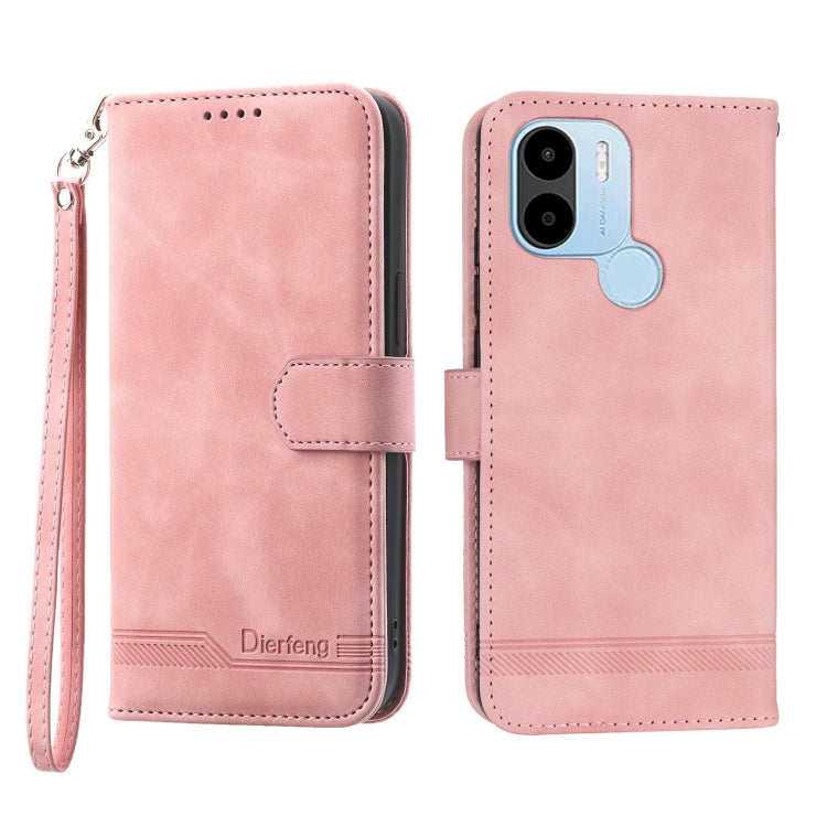 Dierfeng Dream Line Leather Phone Case, For Xiaomi Poco X4 Pro 5G, For Xiaomi Redmi A1+, For Samsung Galaxy A04e, For Realme C20