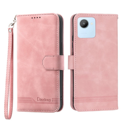 Dierfeng Dream Line Leather Phone Case, For Realme C30, For Realme C31, For Realme C35, For Realme 9 4G