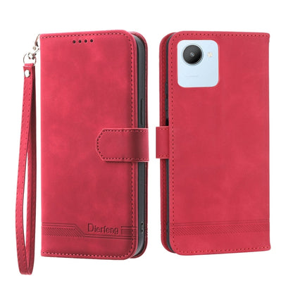 Dierfeng Dream Line Leather Phone Case, For Realme C30, For Realme C31, For Realme C35, For Realme 9 4G