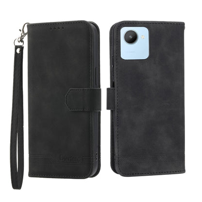 Dierfeng Dream Line Leather Phone Case, For Realme C30, For Realme C31, For Realme C35, For Realme 9 4G
