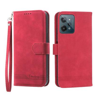 Dierfeng Dream Line Leather Phone Case, For Realme C30, For Realme C31, For Realme C35, For Realme 9 4G