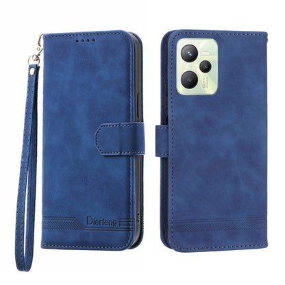 Dierfeng Dream Line Leather Phone Case, For Realme C30, For Realme C31, For Realme C35, For Realme 9 4G