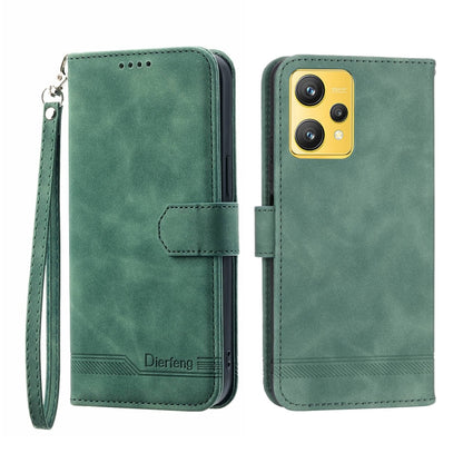 Dierfeng Dream Line Leather Phone Case, For Realme C30, For Realme C31, For Realme C35, For Realme 9 4G