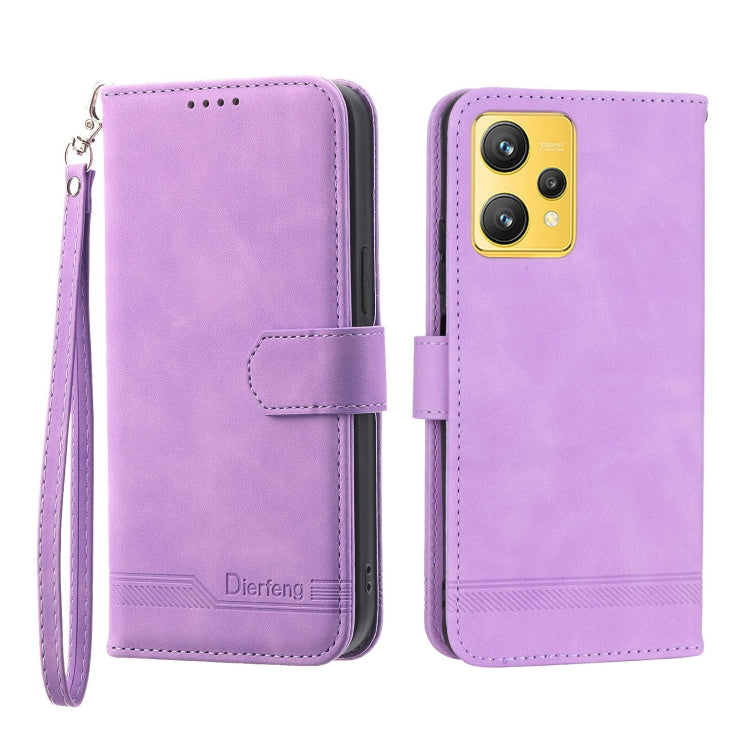Dierfeng Dream Line Leather Phone Case, For Realme C30, For Realme C31, For Realme C35, For Realme 9 4G