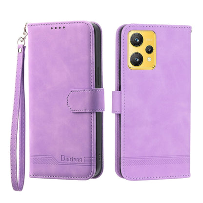 Dierfeng Dream Line Leather Phone Case, For Realme C30, For Realme C31, For Realme C35, For Realme 9 4G
