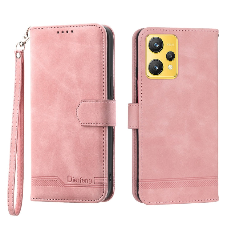 Dierfeng Dream Line Leather Phone Case, For Realme C30, For Realme C31, For Realme C35, For Realme 9 4G