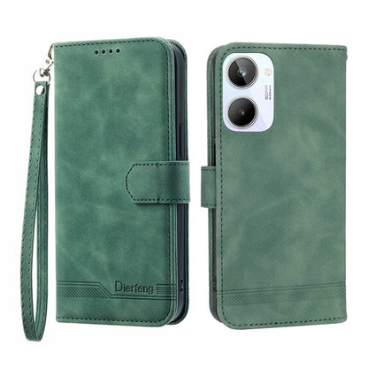 Dierfeng Dream Line Leather Phone Case, For Realme 10 4G, For OPPO Reno7 5G, For OPPO Reno9 Pro, For OPPO A1 Pro