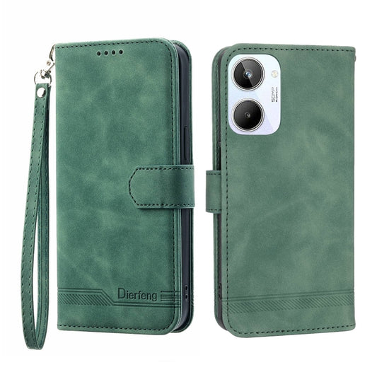 Dierfeng Dream Line Leather Phone Case, For Realme 10 4G, For OPPO Reno7 5G, For OPPO Reno9 Pro, For OPPO A1 Pro