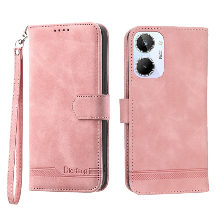 Dierfeng Dream Line Leather Phone Case, For Realme 10 4G, For OPPO Reno7 5G, For OPPO Reno9 Pro, For OPPO A1 Pro