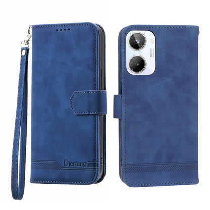 Dierfeng Dream Line Leather Phone Case, For Realme 10 4G, For OPPO Reno7 5G, For OPPO Reno9 Pro, For OPPO A1 Pro