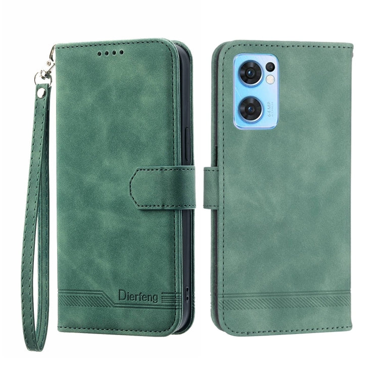 Dierfeng Dream Line Leather Phone Case, For Realme 10 4G, For OPPO Reno7 5G, For OPPO Reno9 Pro, For OPPO A1 Pro