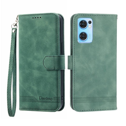 Dierfeng Dream Line Leather Phone Case, For Realme 10 4G, For OPPO Reno7 5G, For OPPO Reno9 Pro, For OPPO A1 Pro
