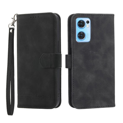 Dierfeng Dream Line Leather Phone Case, For Realme 10 4G, For OPPO Reno7 5G, For OPPO Reno9 Pro, For OPPO A1 Pro