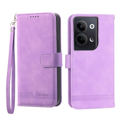 Dierfeng Dream Line Leather Phone Case, For Realme 10 4G, For OPPO Reno7 5G, For OPPO Reno9 Pro, For OPPO A1 Pro