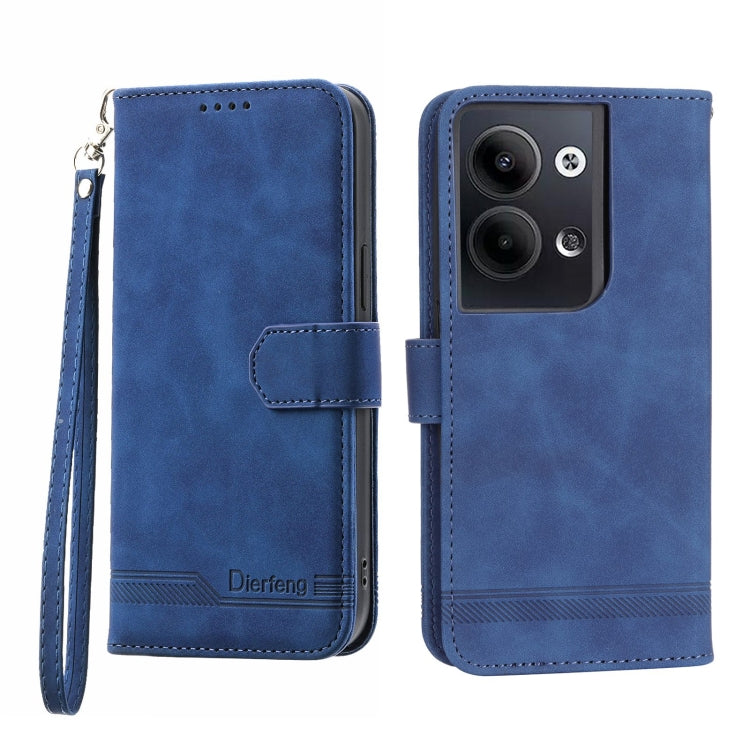 Dierfeng Dream Line Leather Phone Case, For Realme 10 4G, For OPPO Reno7 5G, For OPPO Reno9 Pro, For OPPO A1 Pro