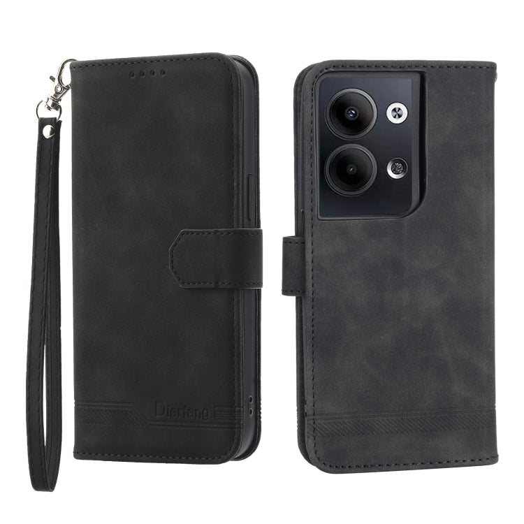 Dierfeng Dream Line Leather Phone Case, For Realme 10 4G, For OPPO Reno7 5G, For OPPO Reno9 Pro, For OPPO A1 Pro
