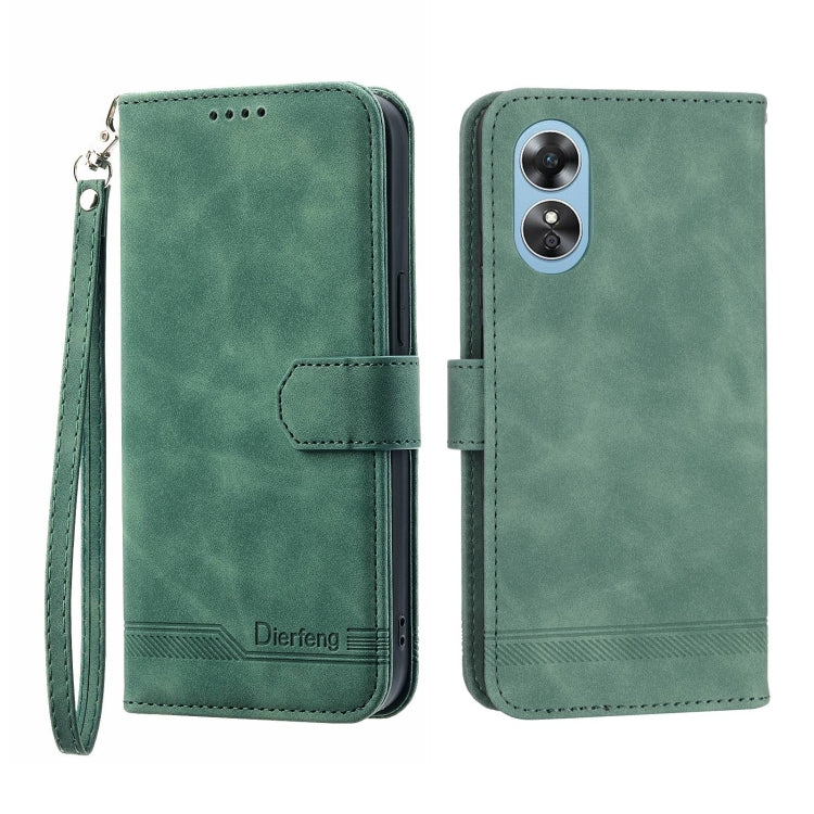 Dierfeng Dream Line Leather Phone Case, For Realme 10 4G, For OPPO Reno7 5G, For OPPO Reno9 Pro, For OPPO A1 Pro