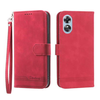 Dierfeng Dream Line Leather Phone Case, For Realme 10 4G, For OPPO Reno7 5G, For OPPO Reno9 Pro, For OPPO A1 Pro