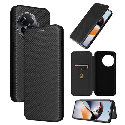 Carbon Fiber Texture Flip Leather Phone Case, For Realme GT Neo 5 / Realme GT 3, For Honor X5, For Samsung Galaxy A24 4G, For OnePlus 11R 5G