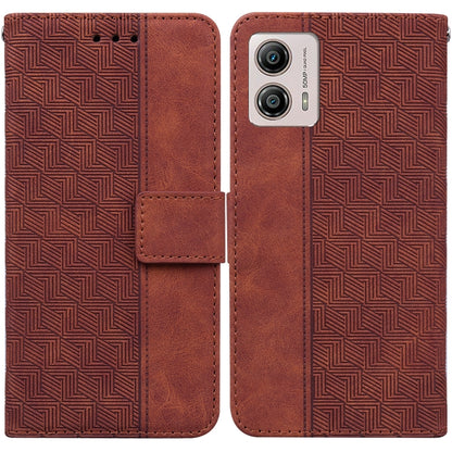 Geometric Embossed Leather Phone Case, For Motorola Moto G13 / G23 / G53, For Motorola Moto  G73, For OnePlus 11, For OPPO Reno8 T  4G