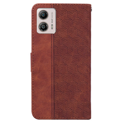 Geometric Embossed Leather Phone Case, For Motorola Moto G13 / G23 / G53, For Motorola Moto  G73, For OnePlus 11, For OPPO Reno8 T  4G