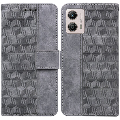 Geometric Embossed Leather Phone Case, For Motorola Moto G13 / G23 / G53, For Motorola Moto  G73, For OnePlus 11, For OPPO Reno8 T  4G