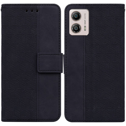 Geometric Embossed Leather Phone Case, For Motorola Moto G13 / G23 / G53, For Motorola Moto  G73, For OnePlus 11, For OPPO Reno8 T  4G