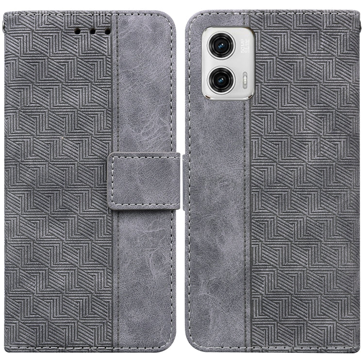 Geometric Embossed Leather Phone Case, For Motorola Moto G13 / G23 / G53, For Motorola Moto  G73, For OnePlus 11, For OPPO Reno8 T  4G