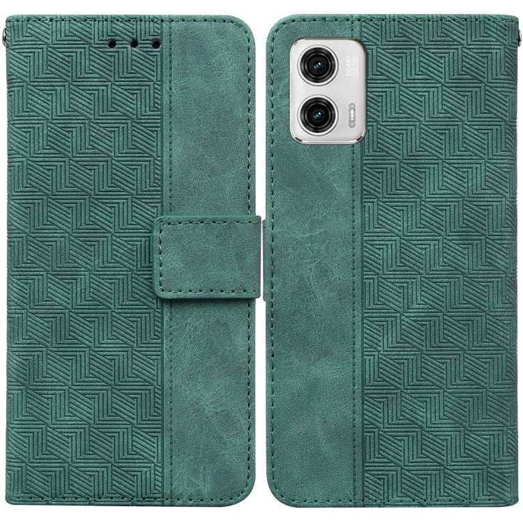 Geometric Embossed Leather Phone Case, For Motorola Moto G13 / G23 / G53, For Motorola Moto  G73, For OnePlus 11, For OPPO Reno8 T  4G