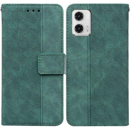 Geometric Embossed Leather Phone Case, For Motorola Moto G13 / G23 / G53, For Motorola Moto  G73, For OnePlus 11, For OPPO Reno8 T  4G