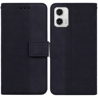 Geometric Embossed Leather Phone Case, For Motorola Moto G13 / G23 / G53, For Motorola Moto  G73, For OnePlus 11, For OPPO Reno8 T  4G