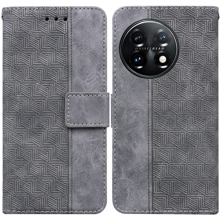 Geometric Embossed Leather Phone Case, For Motorola Moto G13 / G23 / G53, For Motorola Moto  G73, For OnePlus 11, For OPPO Reno8 T  4G