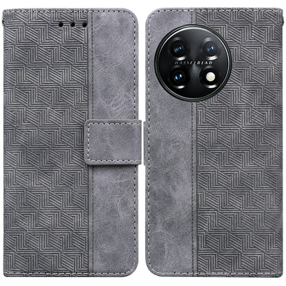 Geometric Embossed Leather Phone Case, For Motorola Moto G13 / G23 / G53, For Motorola Moto  G73, For OnePlus 11, For OPPO Reno8 T  4G
