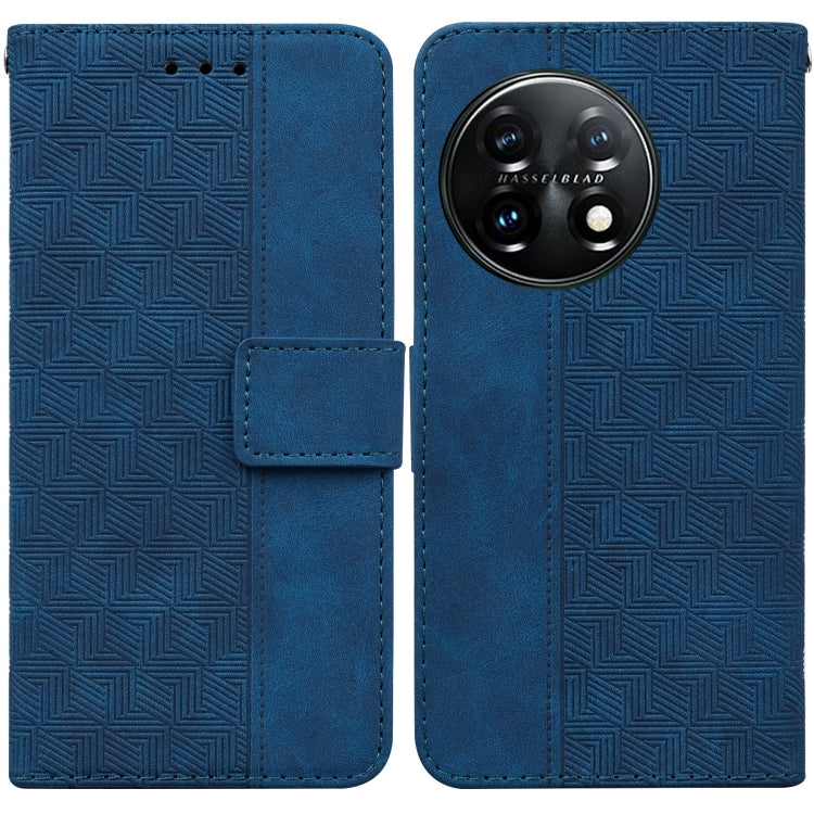 Geometric Embossed Leather Phone Case, For Motorola Moto G13 / G23 / G53, For Motorola Moto  G73, For OnePlus 11, For OPPO Reno8 T  4G